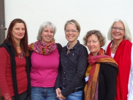 Workshop Leiterinnen v.r. S. Köninger C. Heinze S. Wessendorf S. Kollmar M. Fuhrmann Hüper